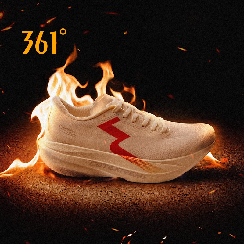 361 Degrees  Miro Nude SL1.5 ผู้ชายผู้หญิงการแข่งขันการฝึกอบรมรองเท้าวิ่งระบายอากาศ 672642222