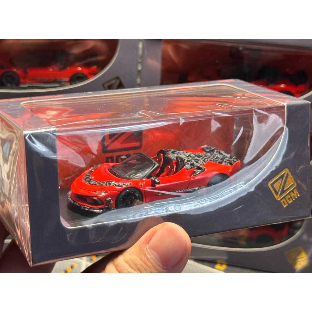 DCM & TPC Co-Branded 1/64 Ferrari Manso|||Ry SF90 F9XX โมเดลรถโลหะผสม Supercar พร้อมสต็อก