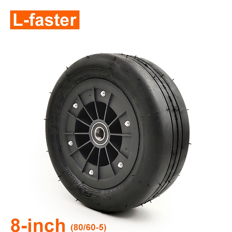 Mini Pro Karting Front Wheel 80/60-5 ยางแบบไม่มียางไฟฟ้าเด็ก Go Kart Wheel