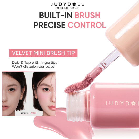 [ใหม่] JUDYDOLL SOFT AND SMOOTH BLUSH LOTION บลัชเนื้อโลชันเนียนนุ่ม ลุคผิวสดใสเปล่งปลั่ง ทาได้แก้มตาแก้มปาก เบาไม่หนักผิว กันน้ำไม่หลุด