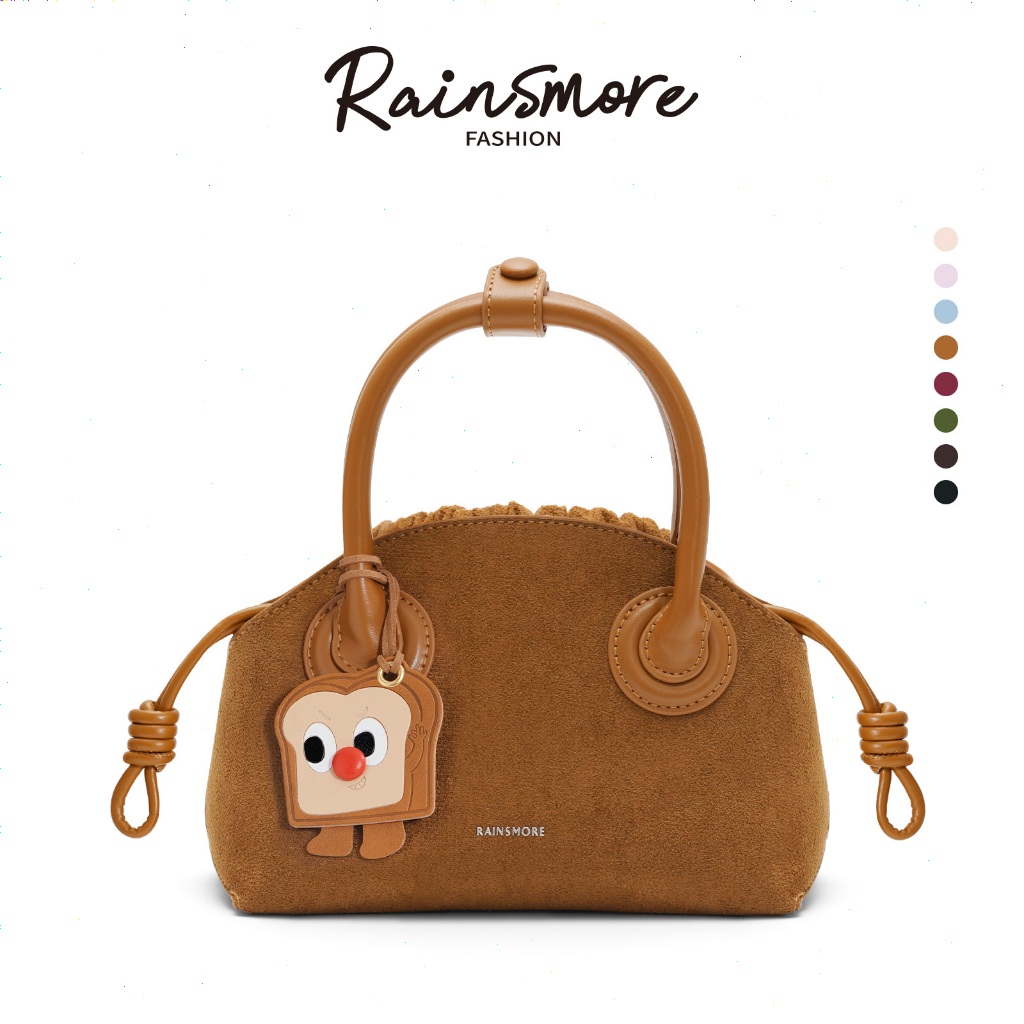 RAINSMORE กระเป๋าถือผู้หญิง สไตล์หรูหรา สามารถสะพายข้างได้ มีช่องภายใน ดีไซน์มินิมอล ขนาดเล็ก เหมาะสำหรับออกเดทและงานแต่งงาน