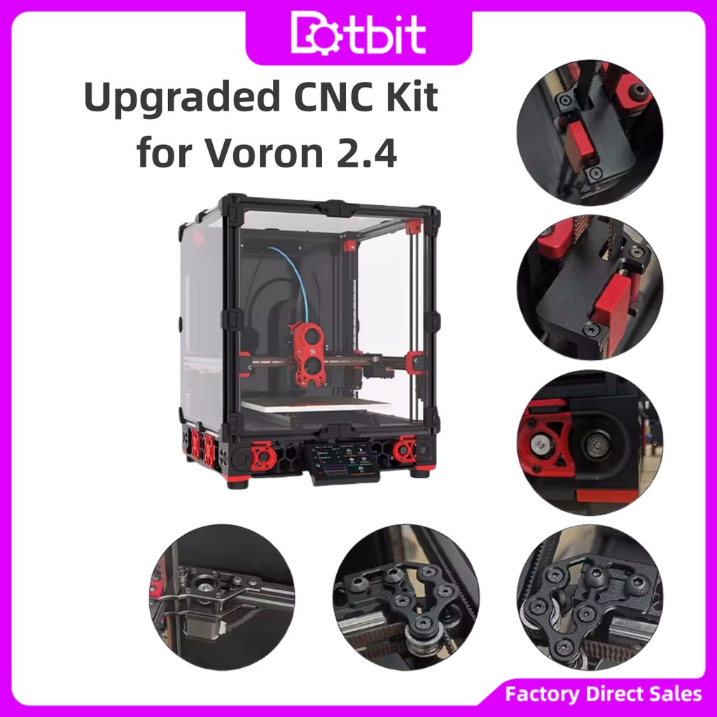 Dotbit รุ่นล่าสุด Voron 2.4 อัพเกรด CNC ชุดสําหรับไดรฟ์ AB เครื่องมือฟรี Tensior XY-Axis IDM XY Joint Parts