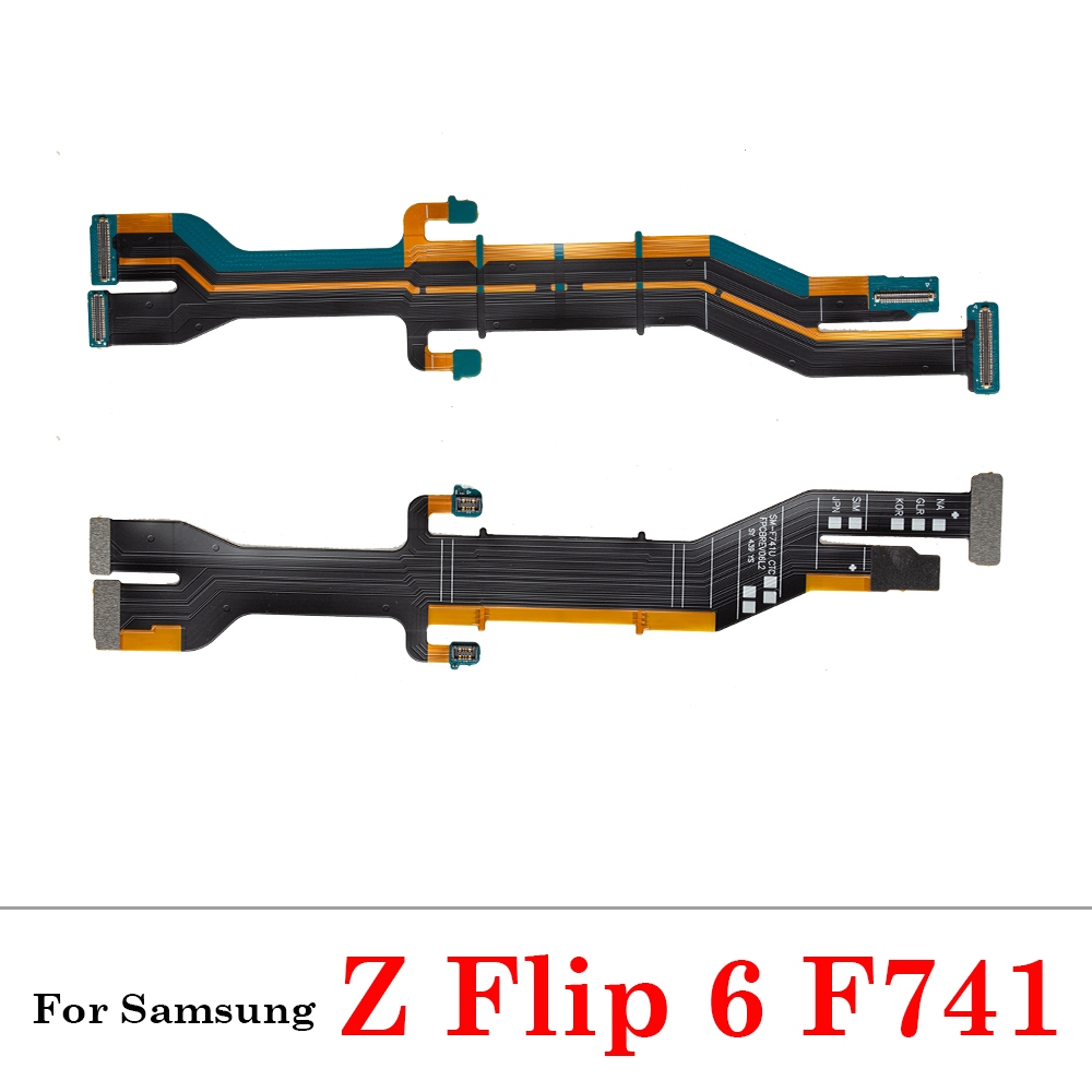 ยี่ห้อสําหรับ Samsung Z Flip 6 F741 เมนบอร์ดตัวเชื่อมต่อ Flex สายจอแสดงผล LCD แกนหมุน Flex