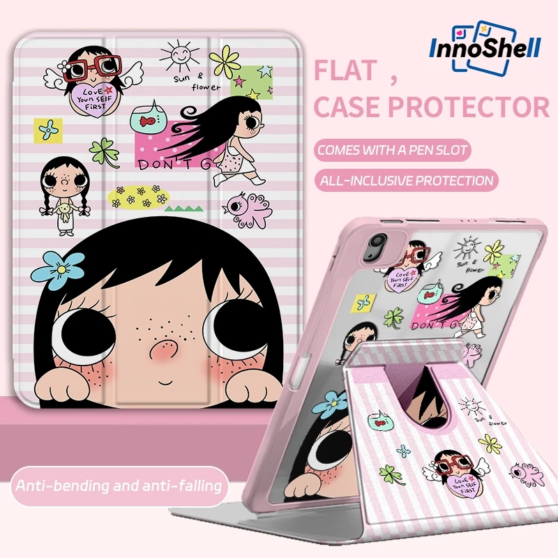 InnoShell เคส iPad Zootopia การ์ตูนสําหรับ iPad Pro11 2024 Gen11 Air7/6 11 Gen9/8/7 Gen11 Air8 m4