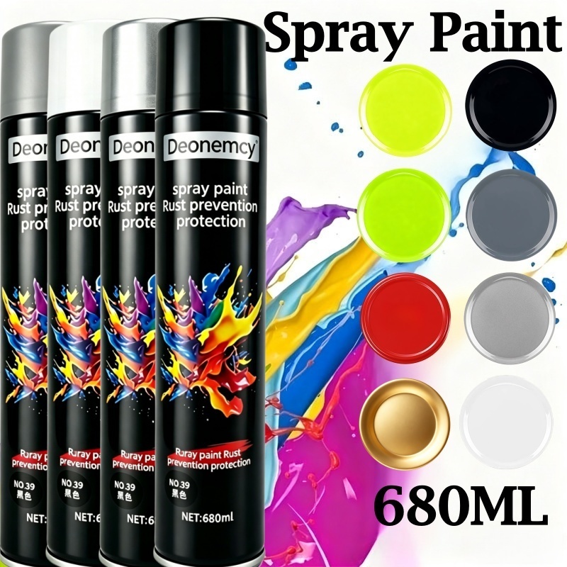 680มล สีเมทัลลิคสีรถจักรยานยนต์สีเกล็ดสีกลิตเตอร์สีสเปรย์รถยนต์ซ่อมสีรถ