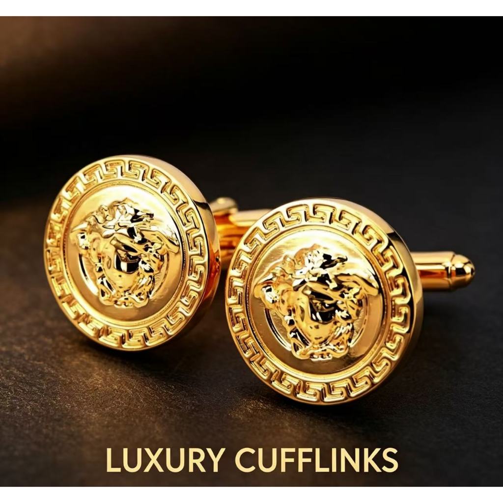 หรูหราสวย Tussa นูน Cufflinks ผู้ชายภาษาฝรั่งเศสคําเสื้อสูทปุ่มธุรกิจสวมใส่อย่างเป็นทางการงานแต่งงาน All-Match โลหะเล็บ