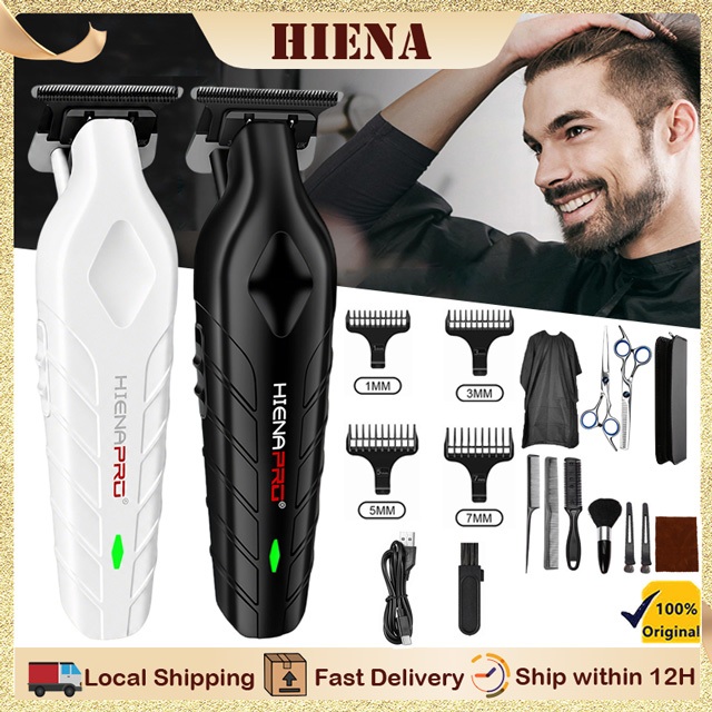 Hiena เครื่องตัดผมผู้ชาย ปัตตาเลี่ยนตัดผม มืออาชีพ น้ำหนักเบา ใช้งานง่าย ทนทาน/เครื่องตัดผมไฟฟ้าไร้สาย 0 มม แบบม HYN-023