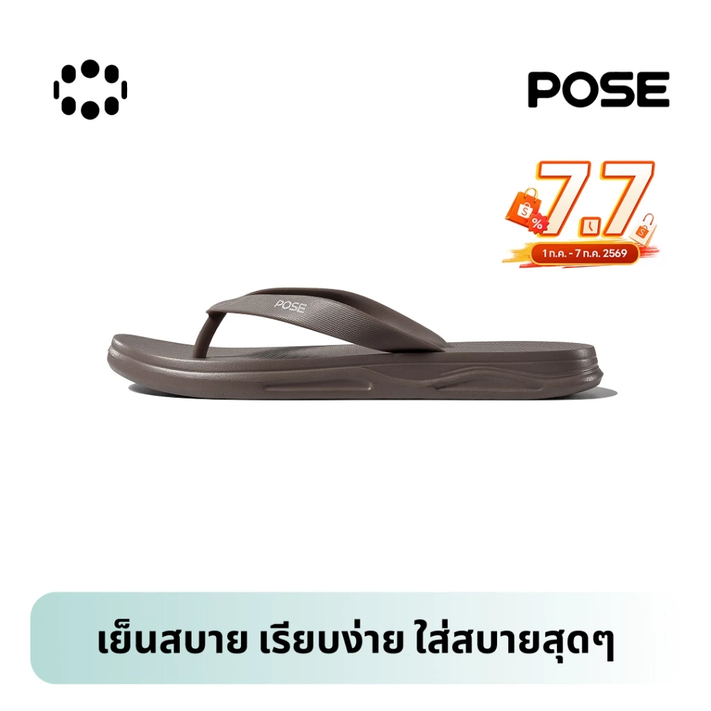 【Livestream】POSE Flip Flops-Traveling รองเท้าแตะหูคีบนิ่มเหมือนเหยียบขี้ ลายก้อนเมฆ กันลื่นP3246801 thumbnail 4