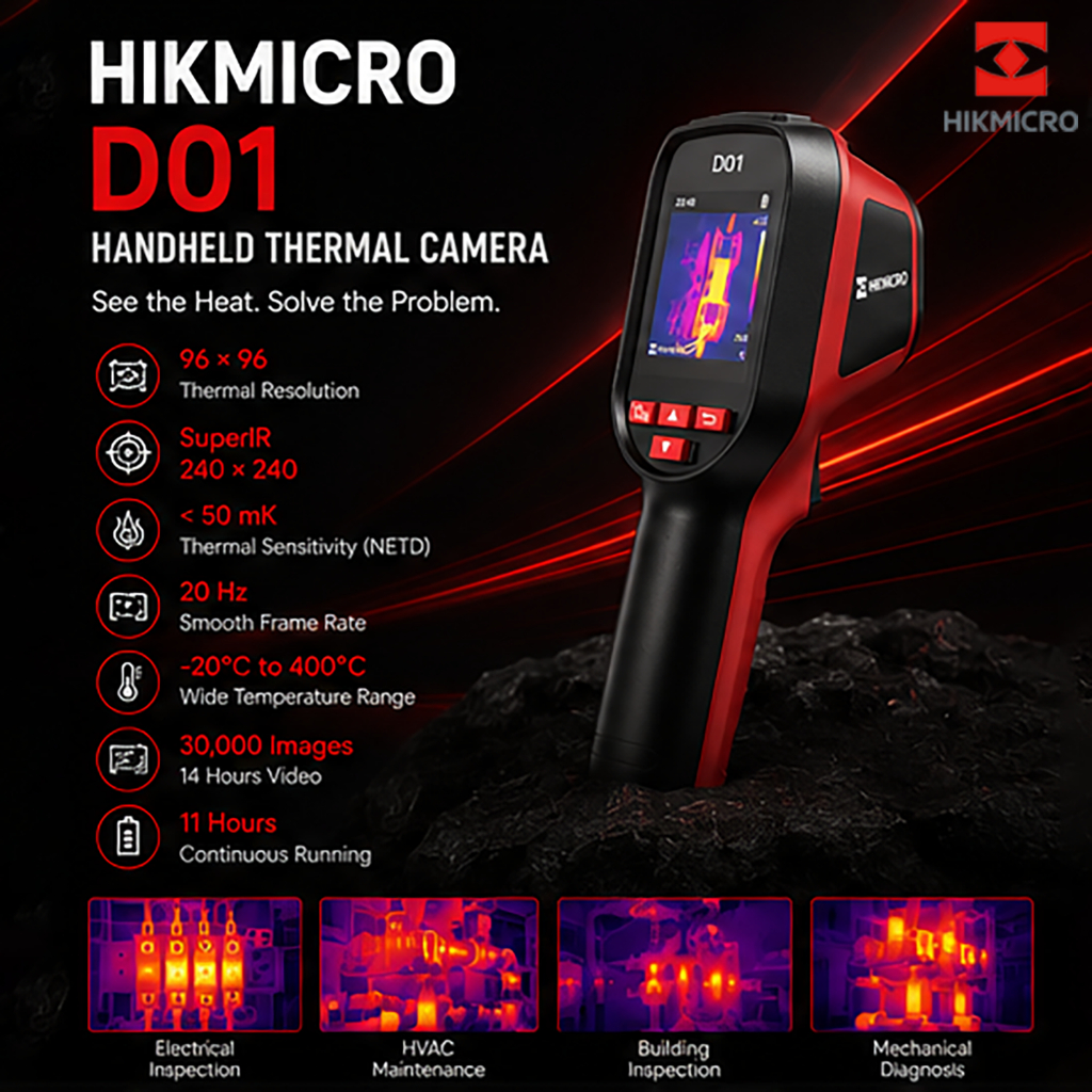 HIKMICRO D01 กล้องถ่ายภาพความร้อน