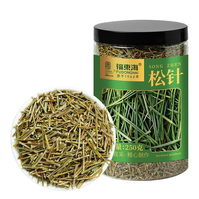 Fudong Sea Pine Needle Tea Field Premium Fresh Ponytail Pine Needle Tea Tea Making Water Making Health 福东海松针茶野外特级新鲜马尾松针茶茶叶泡水泡茶养生茶