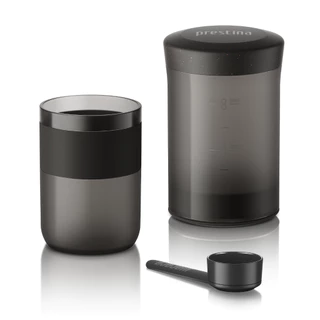 WACACO Prestina, All-in-1 Portable French Press Coffee Maker, Folding Manual Brewer for Camping, Hiking & Travel, ทําความสะอาดง่าย