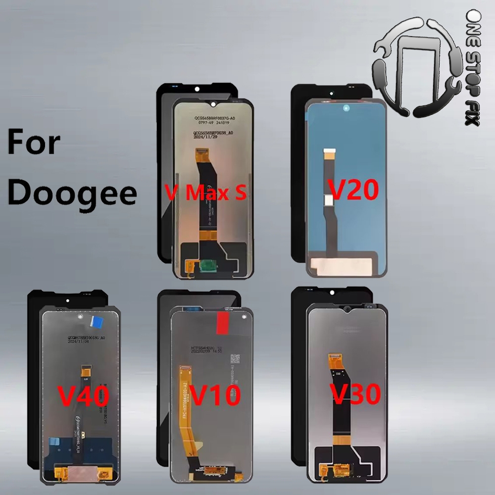 สําหรับ DOOGEE V Max S V10/V11 V40/V40Pro จอแสดงผล LCD หน้าจอสัมผัสแผง digitizer