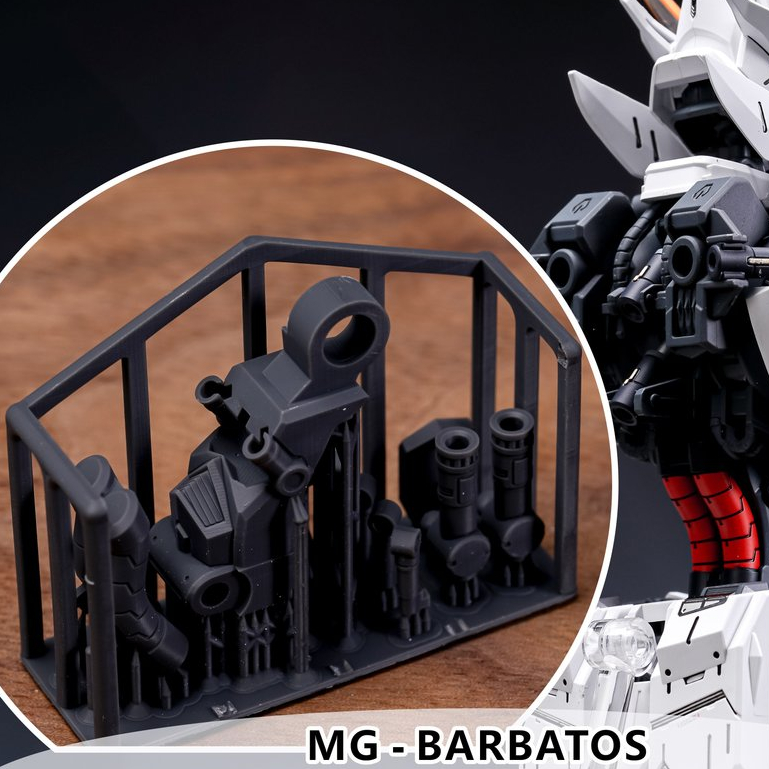 TAS MG 1/100 Barbatos Lupus / Barbatos / Vidar Resin รอบเอวเพิ่มความสูงรายละเอียดอะไหล่อัพเกรด (ไม่รวมชุด)