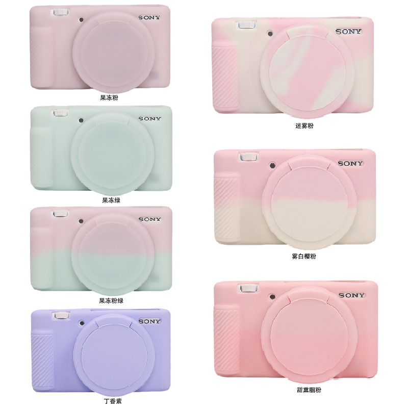 Sony ZV1 เคสซิลิโคนกล้องยางตัวป้องกันสําหรับ Sony ZV1