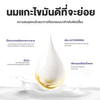 Love Pet Prosper นมแพะผงสำหรับสุนัขและแมว อาหารเสริมสัตว์เลี้ยง นมแพะสำหรับลูกสุนัขลูกแมว ชงง่าย ละลายน้ำง่าย โภชนาการทุกวัย 310 กรัม🐑