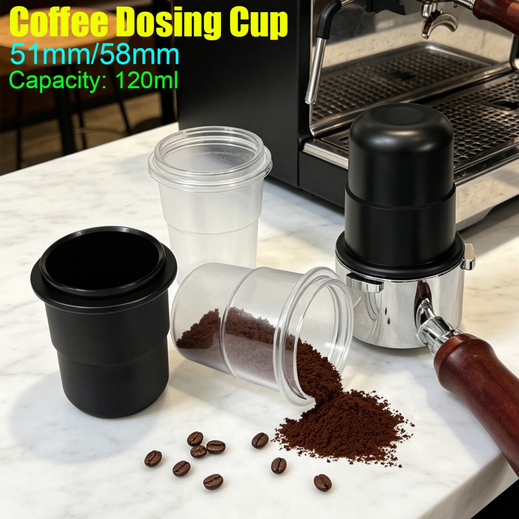 ถ้วยตวง สําหรับเครื่องชงกาแฟเอสเปรสโซ่ ขนาด 51/53/58 มม. รองรับ 51/53/54/58 มม.