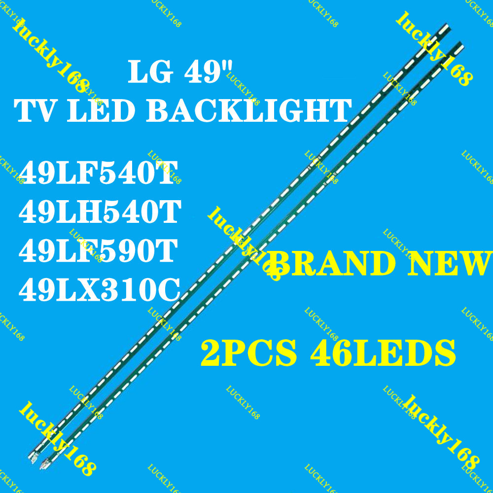 ใหม่ 2PCS LG 49 "TV LED BACKLIGHT 49LF540 49LH540 49LF590 49LX310 49LF540T 49LF590T 49LX310C 49LF