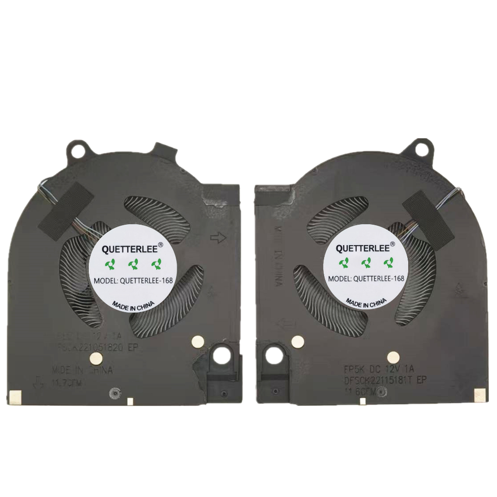 แล็ปท็อปใหม่ CPU + GPU พัดลมระบายความร้อนสําหรับ Dell RTX3060 RTX3070Ti G15 5520 G15 5525 2022 G16 7