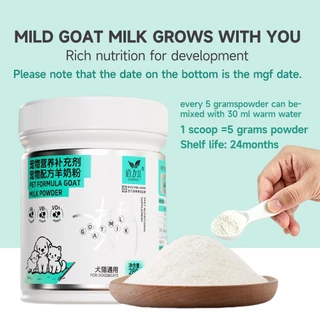 FOLOPETS นมผงแพะสุนัข/แมว 280g สําหรับทุกขั้นตอน