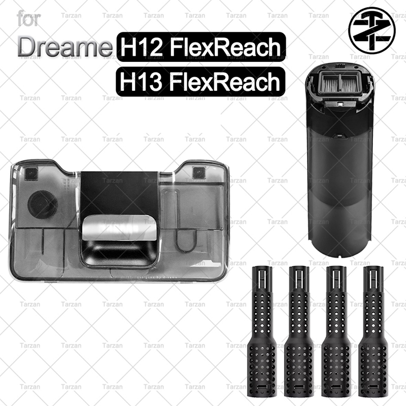 สําหรับ Dreame H12FlexReach / H13 FlexReach อุปกรณ์เสริม: ถังเก็บน้ําสะอาด, ถังเก็บน้ําสกปรก, แท่งระ