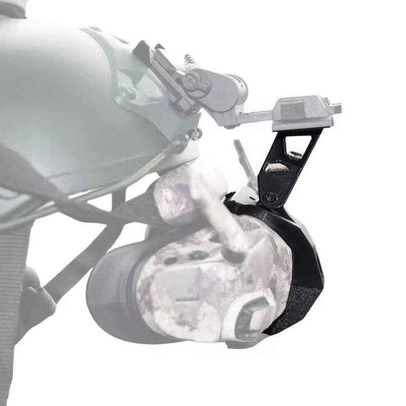 หมวกกันน็อคยุทธวิธีสําหรับ DJI Goggles 3 (G3) PETG 3D พิมพ์ผู้ถือมุมปรับวงเล็บใช้งานร่วมกับ NVG Dump