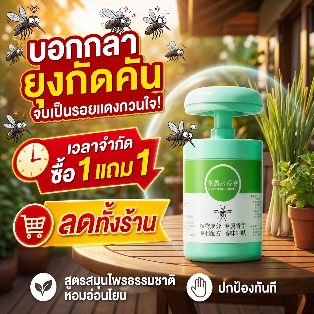 Feh ยากันยุง ไล่ยุง ธูปไล่ยุง สูตรอ่อนโยน ปลอดภัยต่อคนในครอบครัว ซื้อ 1 แถม 1