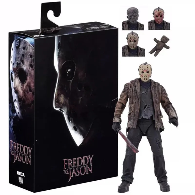 Neca 39725 Freddy Vs Jason Ultimate Jason (Fvj) 7 Scale Action Figure Pvc Collection ของเล่นตุ๊กตาคร