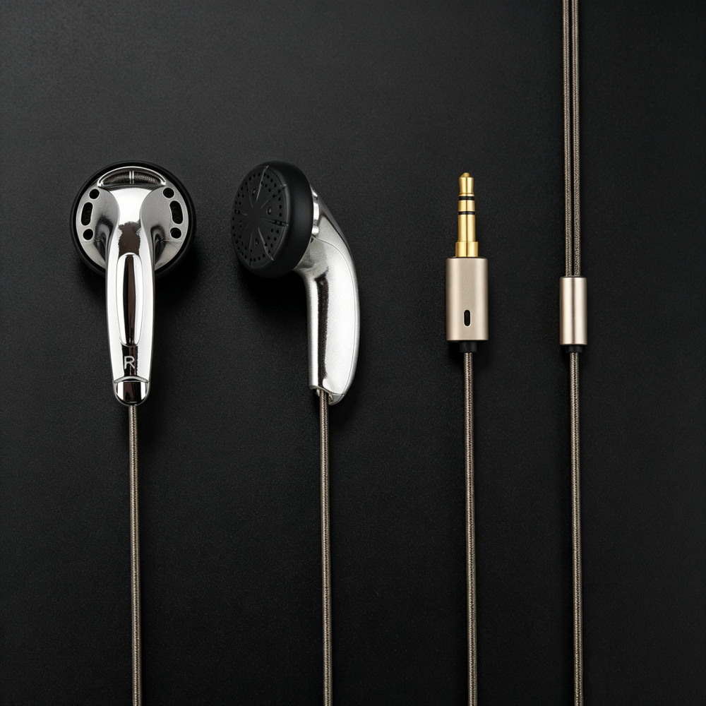 Fengru DIY Tingo TC200 Hifi Noise Cancelling หูฟังหัวแบน Pk Mx985 Hifi Bass Sound หูฟัง