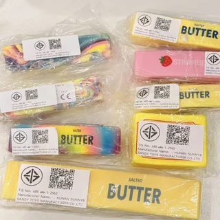 [🇹🇭⚡12Hจัดส่ง]24 ซม.Multicolor Butter Stick Squishy ของเล่น, ช้า Rising , Sensory Fidget ความเครียด-Relieving ของเล่น, ของเล่นบีบสําหรับเด็กผู้ใหญ่, ความวิตกกังวล ADHD ออทิสติกของขวัญ