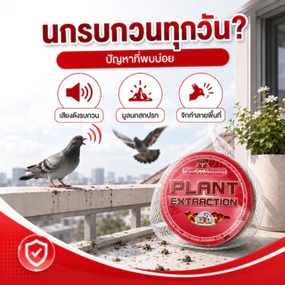 🐦ลดคราบมูลนก🕊️VV ที่ไล่นก ก้อนไล่นก ไล่นกพิราบ ส่วนผสมจากธรรมชาติ ปลอดภัยกว่า ออกฤทธิ์ยาวนาน กันน้ำ ทนแดด