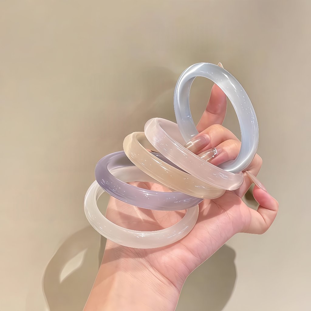 แฟชั่นกําไลข้อมือธรรมดาแมวตาสีชมพูเกาหลีสําหรับผู้หญิงของขวัญวันเกิดที่สวยงามสําหรับนักเรียน