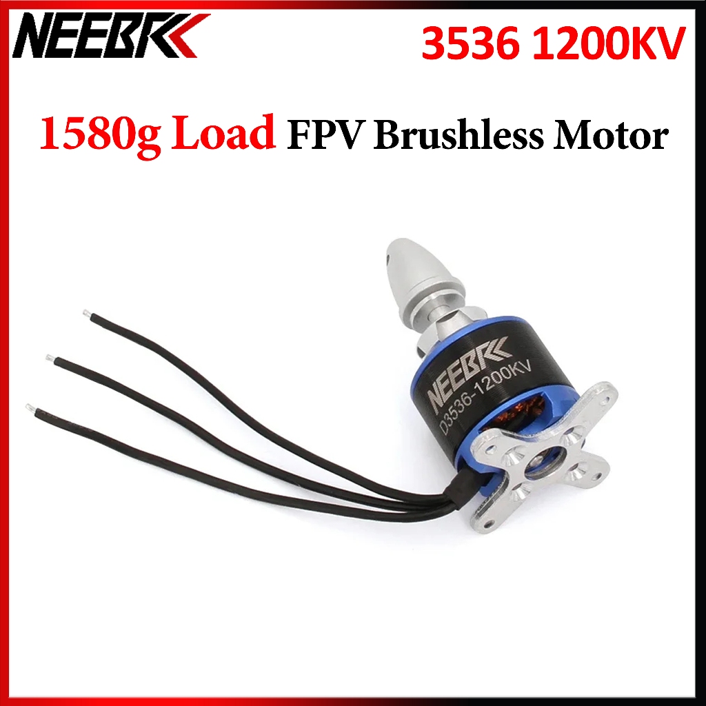 NEEBRC 3536 1200KV RC FPV มอเตอร์ไร้แปรง 1580g โหลด 2-4S สําหรับ RC FPV Drone Fixed-wing Quadcopter 