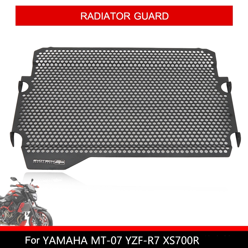 รถจักรยานยนต์หม้อน้ํา Grille Guard สําหรับ Yamaha MT-07 R7 XS700R