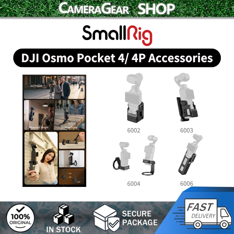 Smallrig DJI OSMO Pocket 4/Pocket 4P อุปกรณ์เสริม: