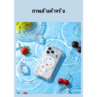CASEBANG QuadGuard Dot Waltz Series เคสแม่เหล็ก ImagiSnap เข้ากันได้กับ iPhone 17 Pro Max/17 Pro/17/16 Pro Max/16 Pro & Samsung S25U/S26U, เปลี่ยนกลับ, Military Drop Protect