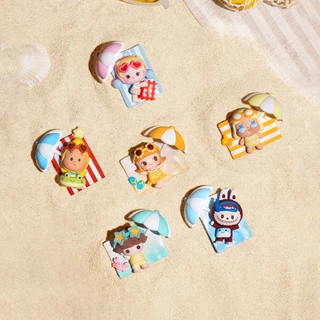 POP MART POP BEAN Island Vacation Series Fridge Magnet