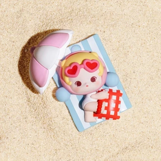 POP MART POP BEAN Island Vacation Series Fridge Magnet