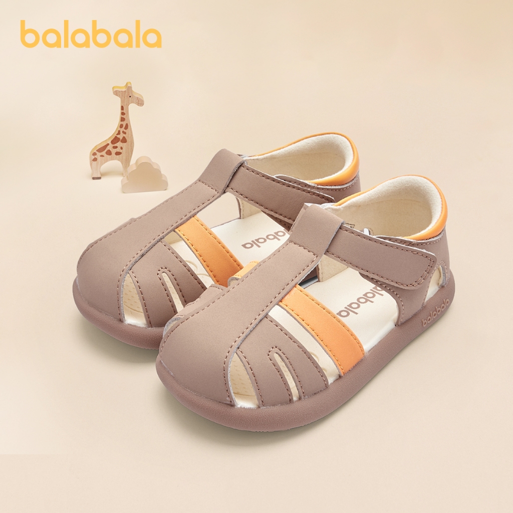 Balabala รองเท้าแตะหัดเดินเด็กผู้หญิง รุ่นใหม่ฤดูร้อนปี  พื้นนุ่มน้ำหนักเบา กันลื่นและระบายอากาศได้ดี ใส่สบายสำหรับเล่นกลางแจ้งและไปชายหาด