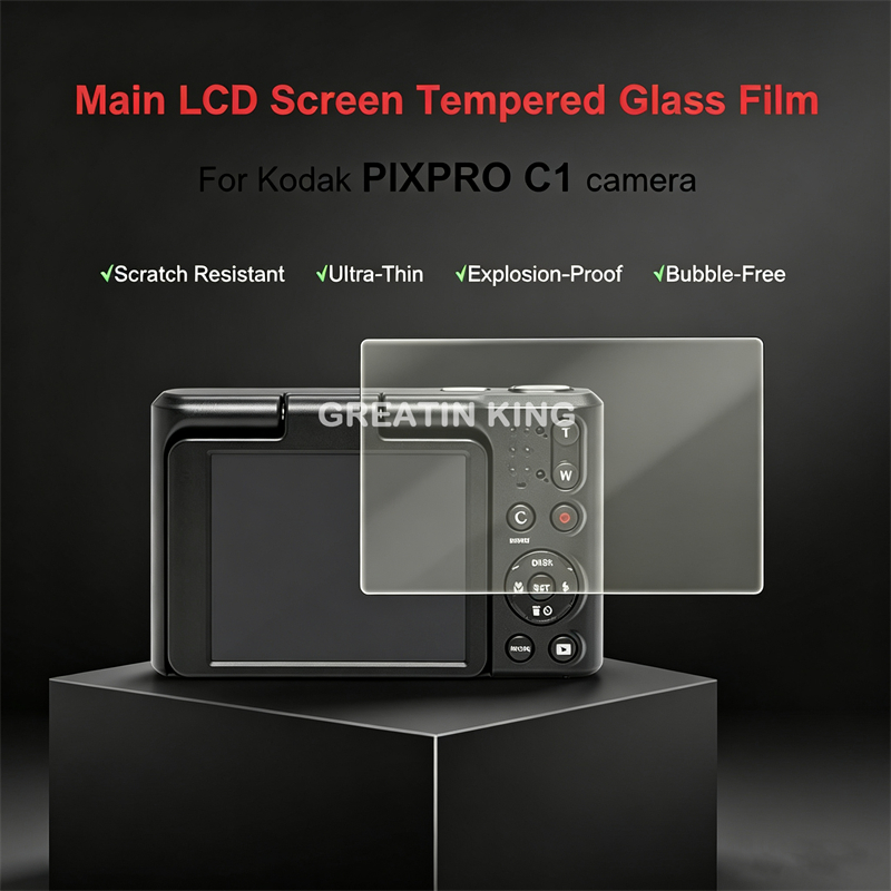 กล้องป้องกันหน้าจอสําหรับ Kodak PIXPRO C1 Anti Scratch กล้องฟิล์มกระจกนิรภัย