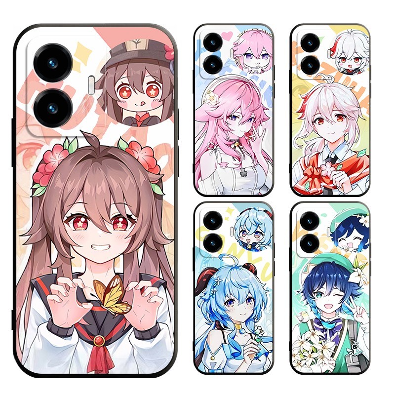 สําหรับVIVO V60 Lite V60 V50 LITE V50 PRO 5G V4O V40 Pro V40 Lite 4G 5G Genshin Impact hu Taoปลอกนุ่