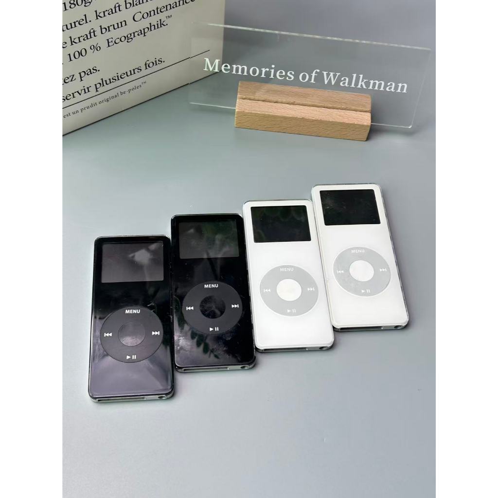 เครื่องเล่น MP3 มือสอง เข้ากันได้กับ iPod nano 1st Gen nano1 1GB 2GB 4GB, แบตเตอรี่ใหม่, ทํางานเต็มร