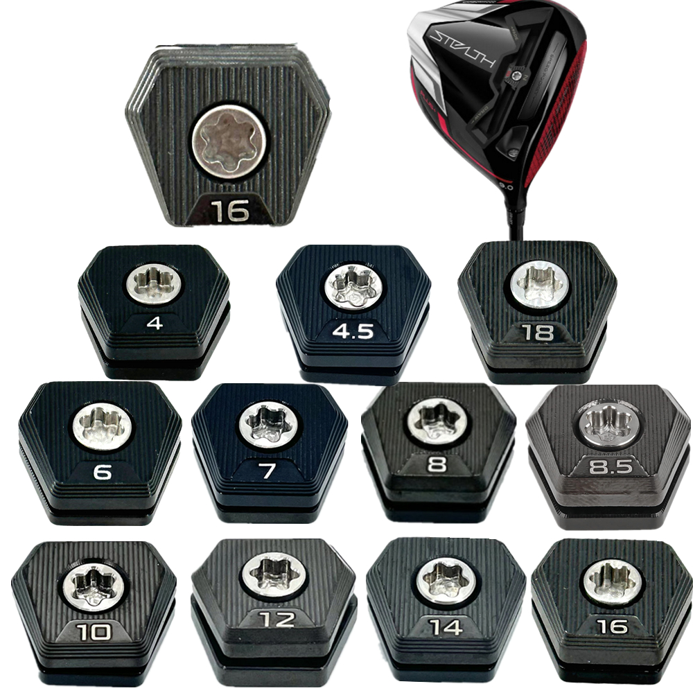 4g-18g 1pcs น้ําหนักกอล์ฟสําหรับ TaylorMade Stealth Driver/Stealth Plus Driver Club Head Slider น้ํา