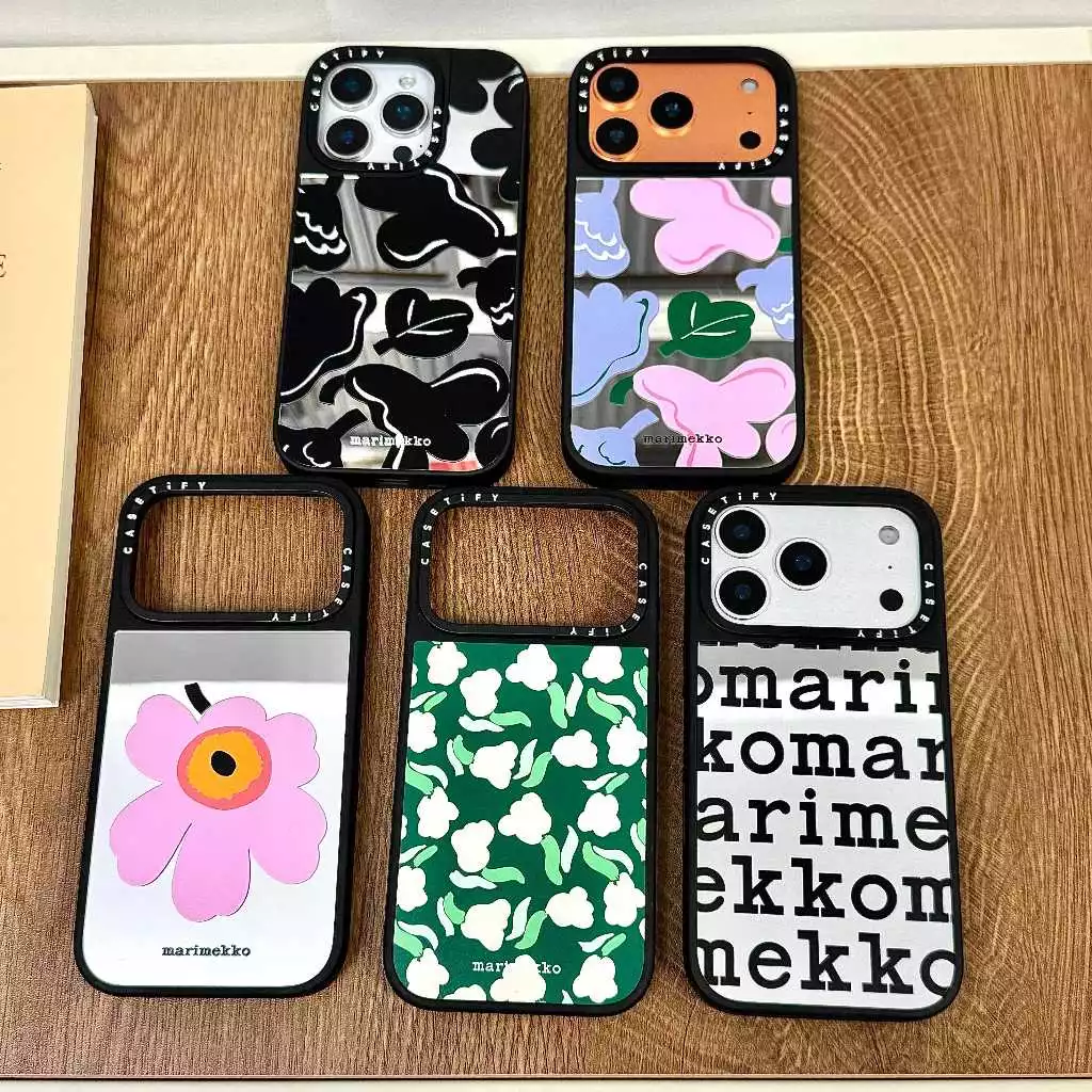 Marimekko CT Specular surface เคสแม่เหล็กเข้ากันได้กับ iphone11 12 13 14 15 16 17 plus promax เคสป้องกัน