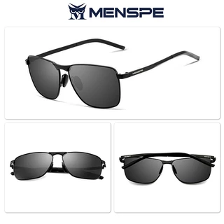แว่นกันแดด MENSPE กระจกขับรถ TAC แว่นตาโพลาไรซ์ แว่นกันแดดการมองเห็นได้ในเวลากลางคืน กันแดดเปลี่ยนสี ผู้ชายและผู้หญิง น้ํา