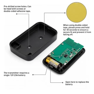 Daytech Wireless Doorbell กันน้ําประตู IP44 กันน้ํา ประตู Bells Home Bell 36 Ringtones DB06