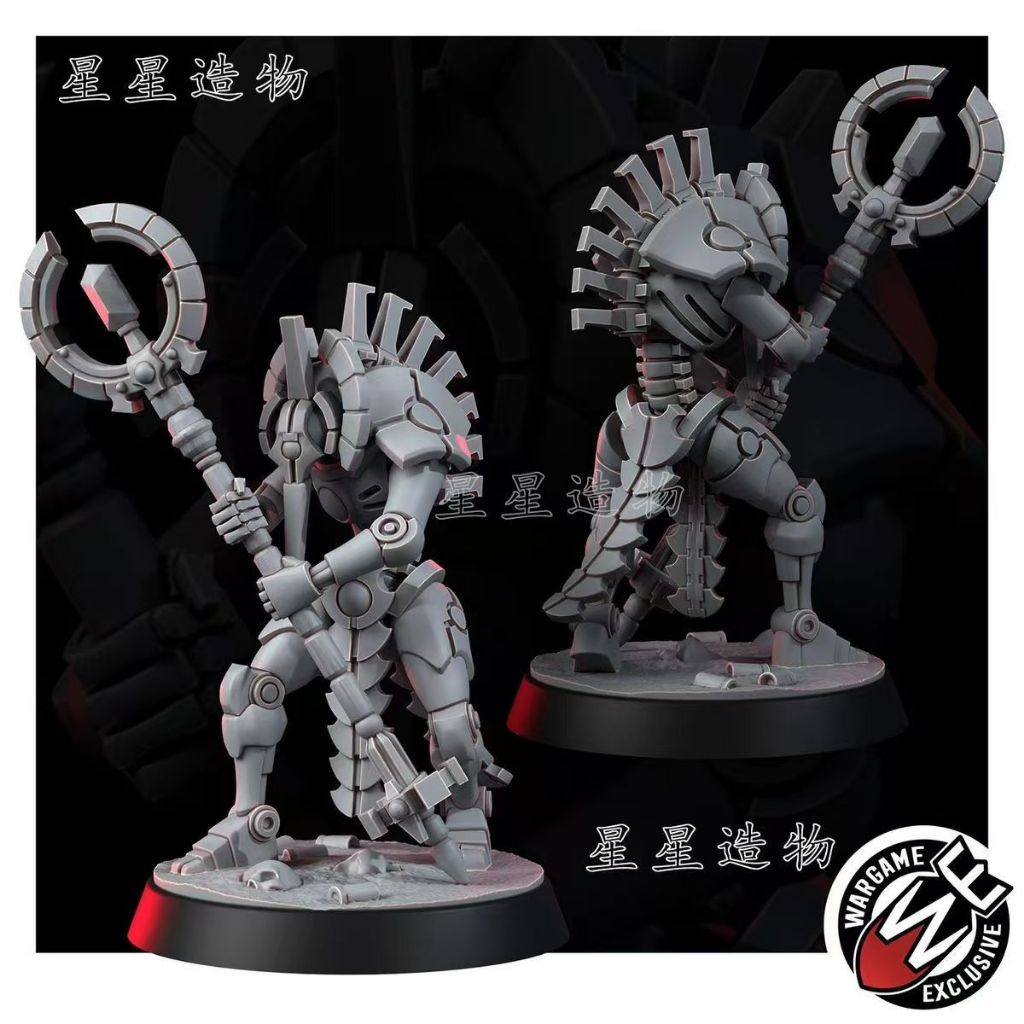 SK-Space-Necromancer-War-Hammer-Fantasy DND 3D Printing White Model War Chess Board Game Model KLCO