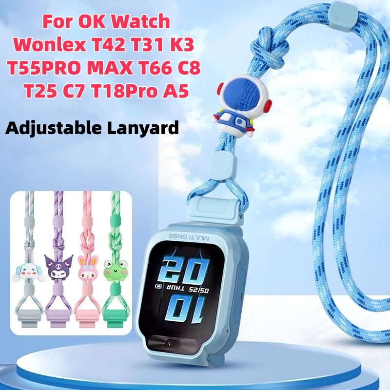 Kuromi Lanyard สําหรับนาฬิกา OK Watch Wonlex T42 T31 K3 T55PRO MAX T66 C8 T25 C7 T18Pro A5 lanyard
