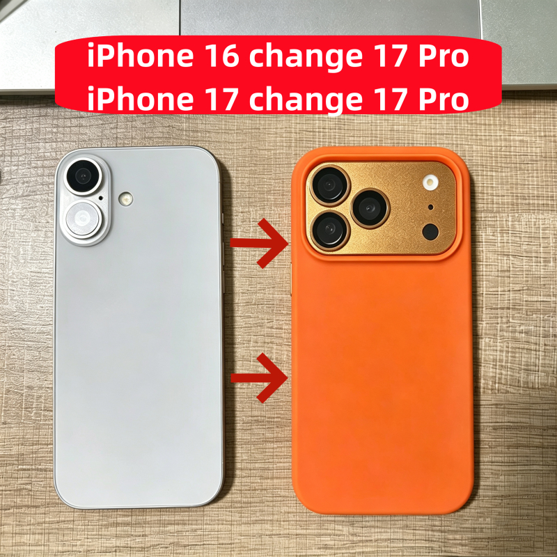 (เปลี่ยนทันที 17 Pro) ชุดเปลี่ยนด่วนเหมาะสําหรับ iPhone 16 17 การเปลี่ยนทันทีของเคสโทรศัพท์ดัดแปลง iPhone 17 Pro