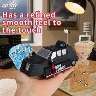 GPTOY TIV2 Tornado Storm Chaser ชุดของเล่น, 3D พิมพ์ Tornado Monster รูปพายุไล่ยานพาหนะ,สะสมจอแสดงผลของขวัญ