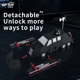 GPTOY TIV2 Tornado Storm Chaser ชุดของเล่น, 3D พิมพ์ Tornado Monster รูปพายุไล่ยานพาหนะ,สะสมจอแสดงผลของขวัญ